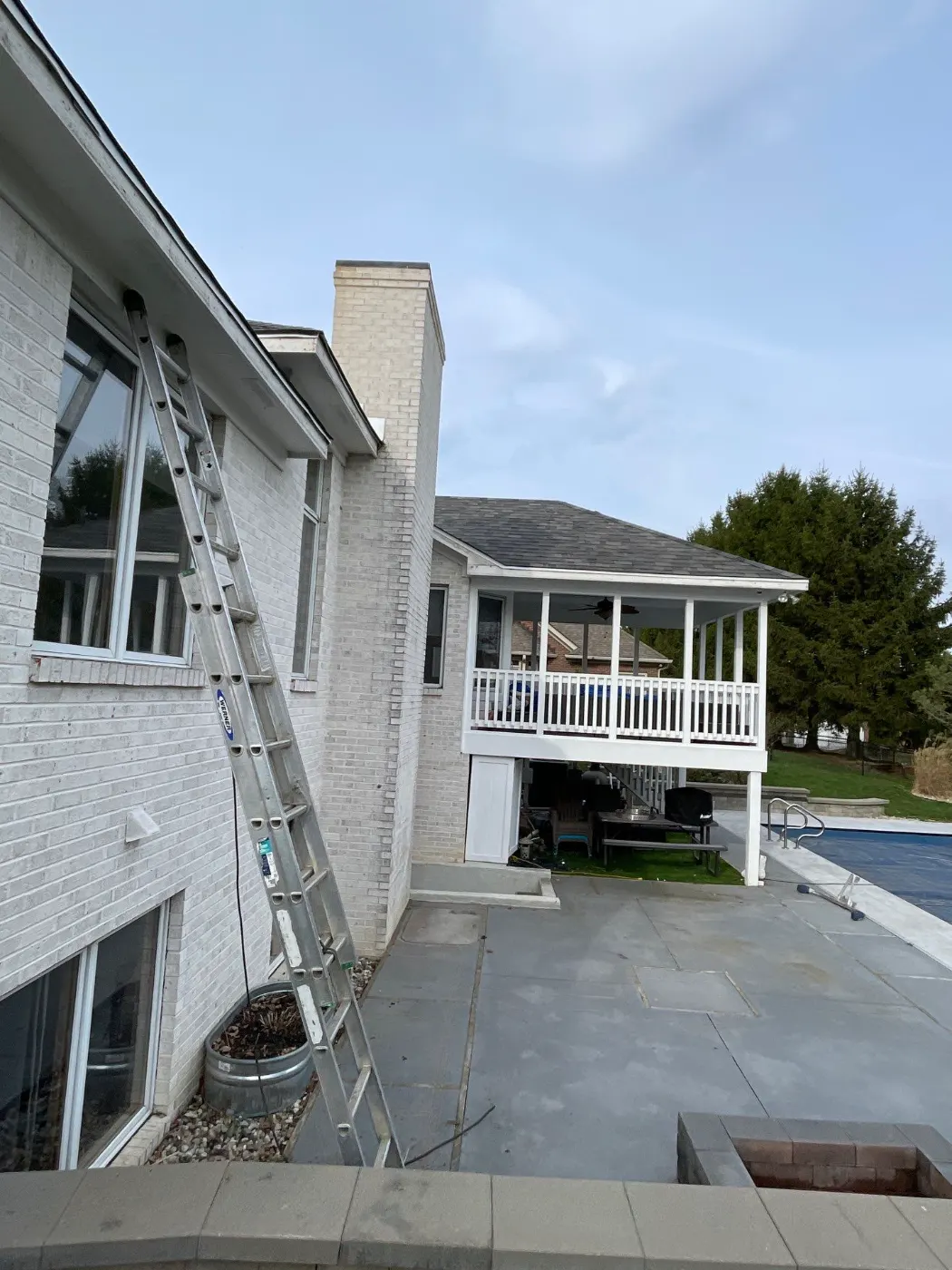 Bay window installation in Fortville