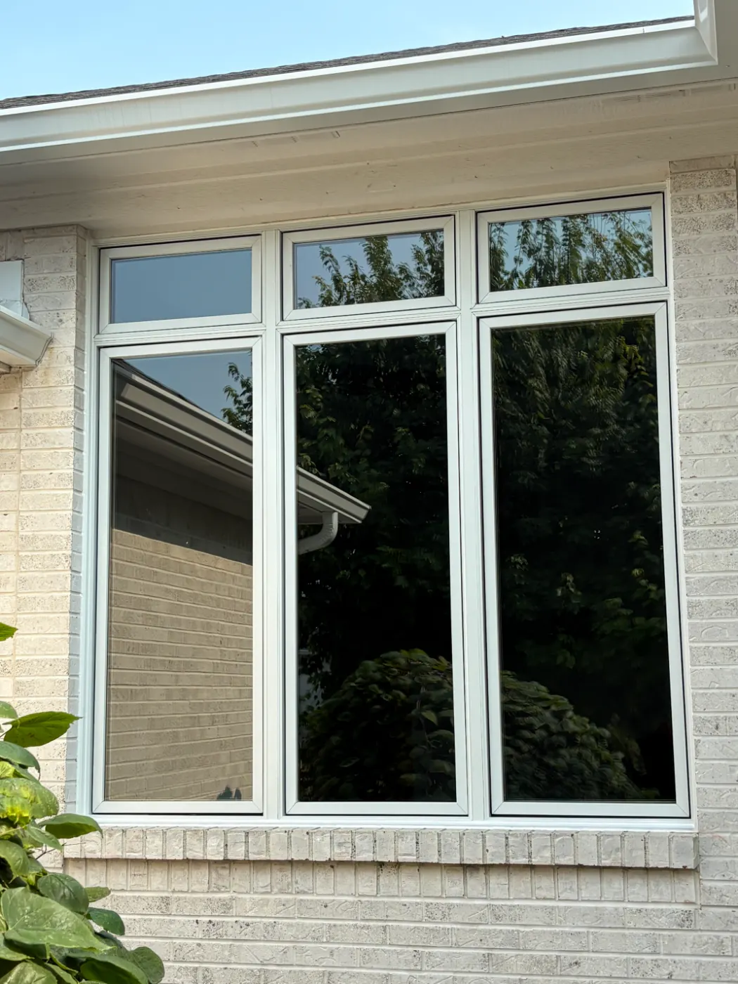 Energy-efficient windows installed in a Fortville home