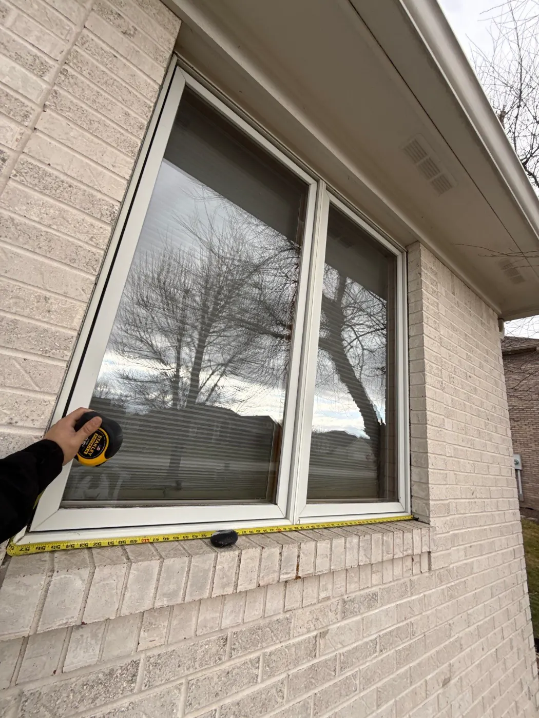 Window replacement documented in Fortville